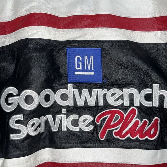 Dale Earnhardt Goodwrench Jeff Hamilton Leather‎ Jacket Coat Mens XL NASCAR - Picture 9 of 12